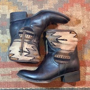 7 FREEBIRD “Shine” western-style ankle boots